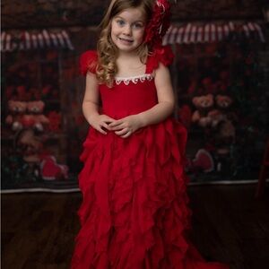 Dollcake Frock Red Size 5